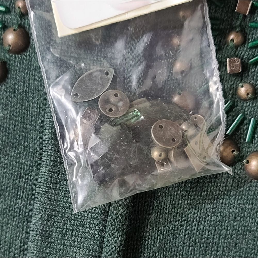 Christopher & Banks Forest Green Cardigan Sweater - Picture 3 of 5